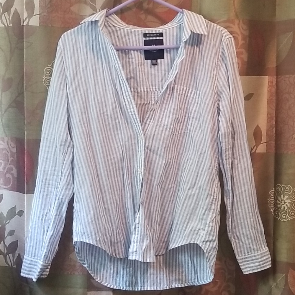 Striped Button Down Shirt